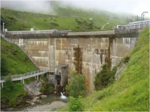 Barrage de Castillon du Tourmalet - (c) Photo EDF - Colombie